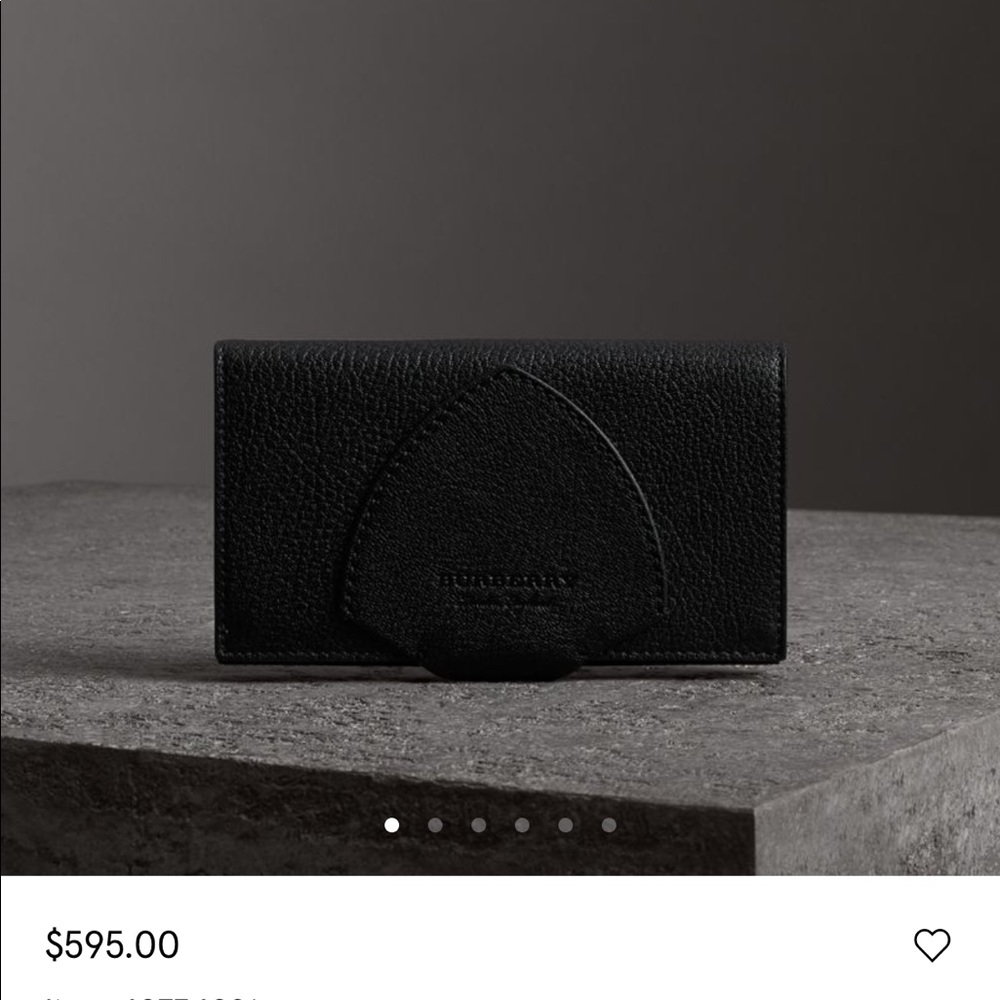 NWT Burberry Two Tone Shield Wallet - Picture 1 of 8